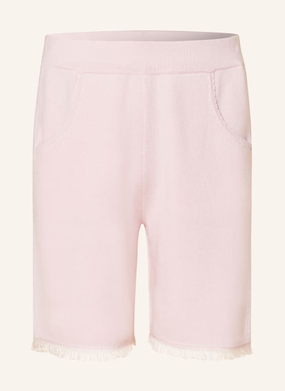 (THE MERCER) N.Y. Knit shorts with fringes LIGHT PINK