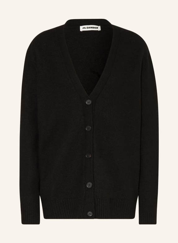 JIL SANDER Strickjacke SCHWARZ