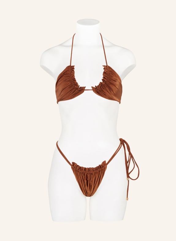 JANTHEE Triangle bikini bottoms AMY BROWN