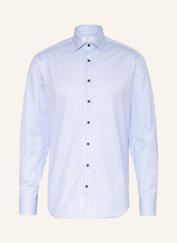 Stenströms Shirt regular fit LIGHT BLUE/ DARK BLUE
