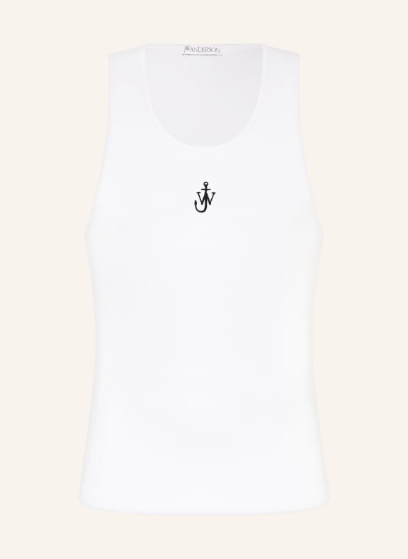 JW ANDERSON Tank top ANCHOR WHITE