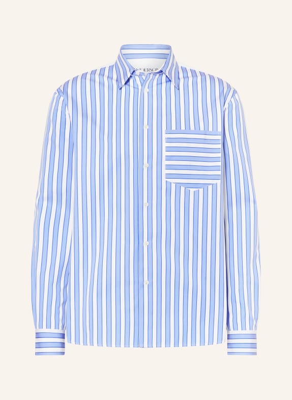 JW ANDERSON Shirt comfort fit BLUE/ WHITE