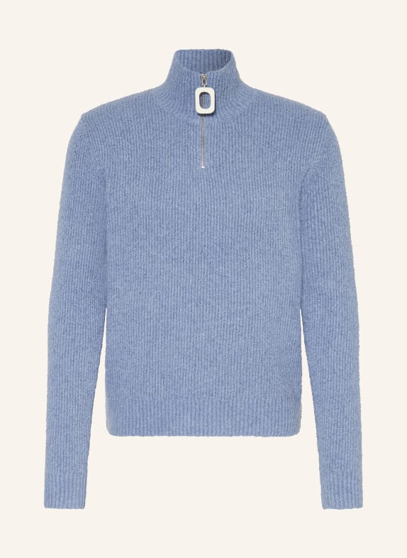 JW ANDERSON Half-zip sweater LIGHT BLUE