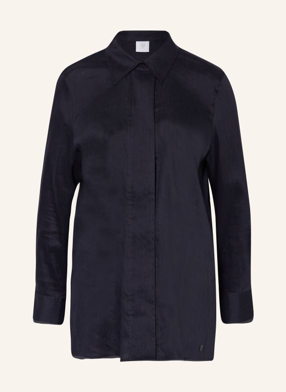 BOGNER Shirt blouse RIA-1 with linen DARK BLUE