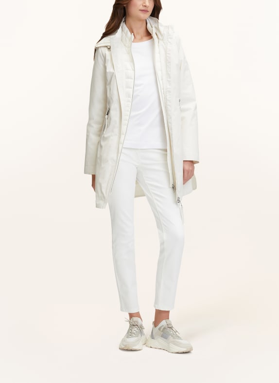 Betty Barclay 2-in-1 coat with removable hood WHITE