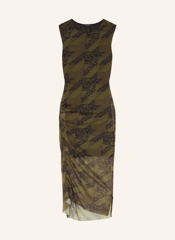 ALLSAINTS Kleid NORA TONI KHAKI/ SCHWARZ