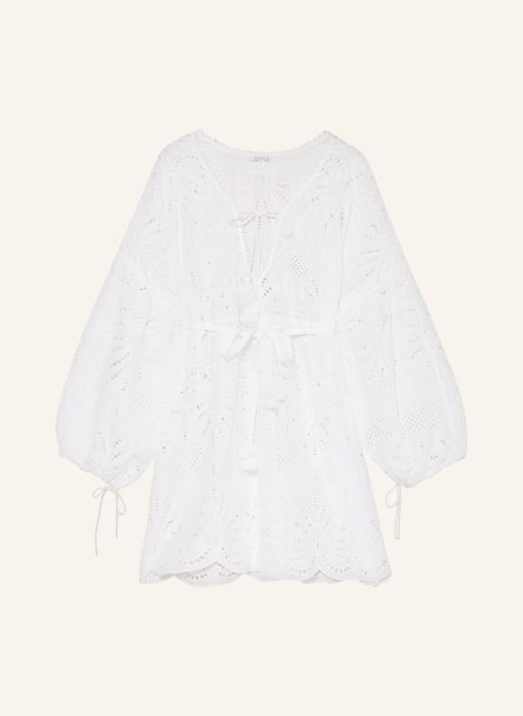 MRS & HUGS Tunic with lace WHITE
