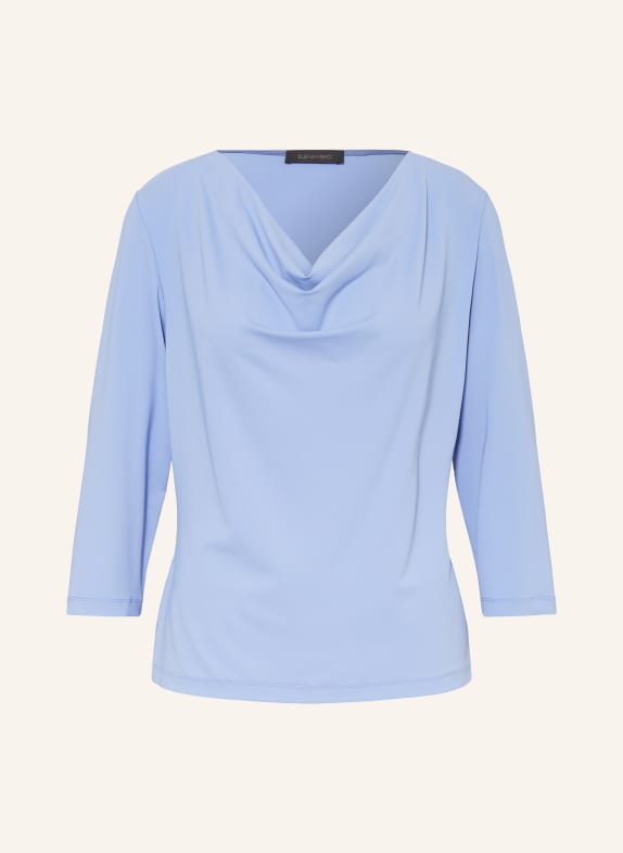 ELENA MIRO Shirt blouse with 3/4 sleeves LIGHT BLUE