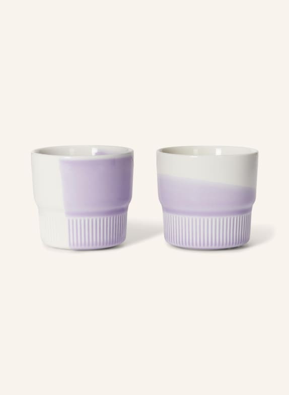 Marc O'Polo Set of 2 mugs MOMENTS LIGHT PURPLE/ WHITE