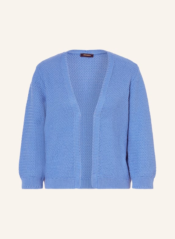 MORE & MORE Knit cardigan with 3/4 sleeves BLUE