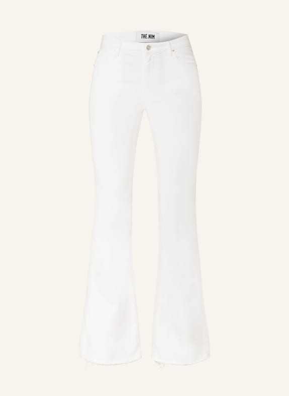 THE.NIM STANDARD Jeansy flare KYLIE C001-WHT WHITE