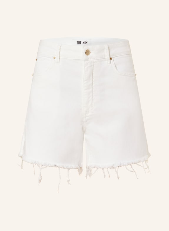 THE.NIM STANDARD Denim shorts C001-WHT WHITE