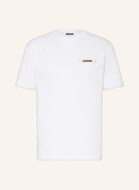 JACQUEMUS T-shirt LE TSHIRT GROS GRAIN WHITE