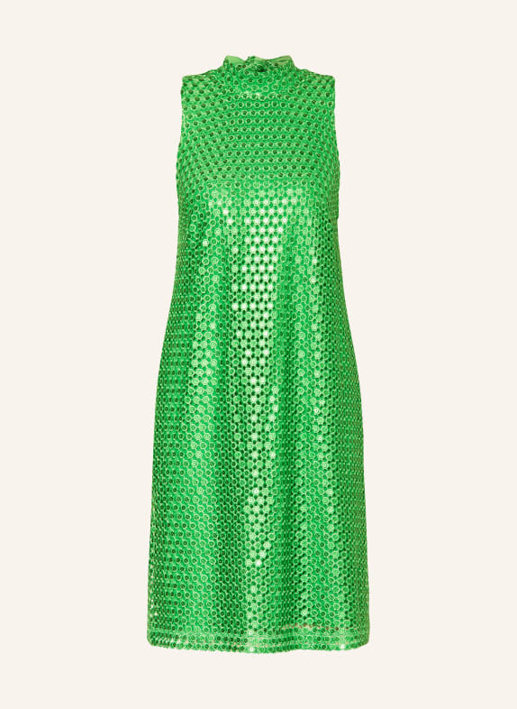 Ana Alcazar Dress with sequins GREEN
