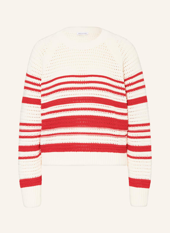 MRS & HUGS Sweater CREAM/ RED