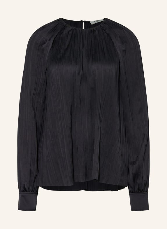 COS Shirt blouse with pleats BLACK