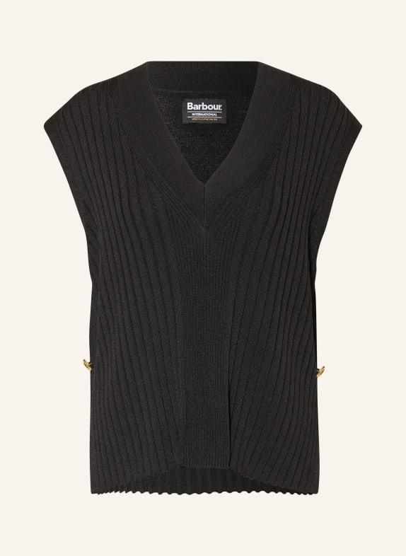 BARBOUR INTERNATIONAL Sweater vest ALICIA BLACK