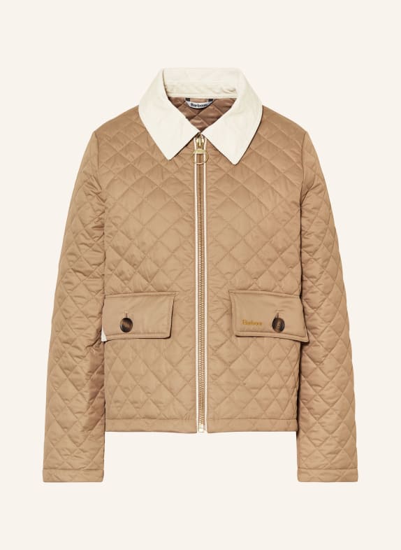 Barbour Quilted jacket LEIA LIGHT BROWN