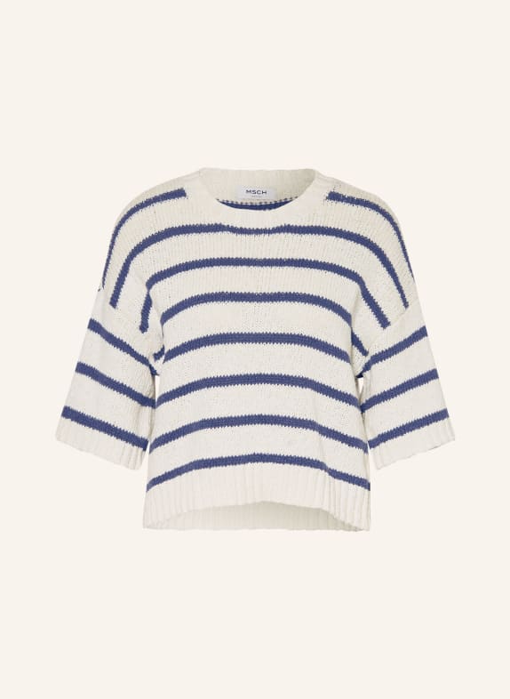 MSCH COPENHAGEN Sweater MSCHHANNALI WHITE/ DARK BLUE