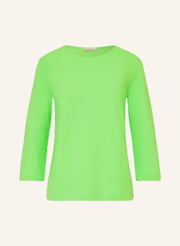 lilienfels Shirt with 3/4 sleeves NEON GREEN
