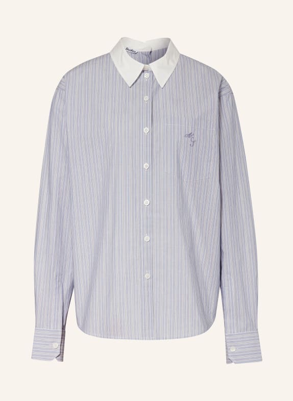 Acne Studios Shirt blouse BLUE/ WHITE/ GREEN