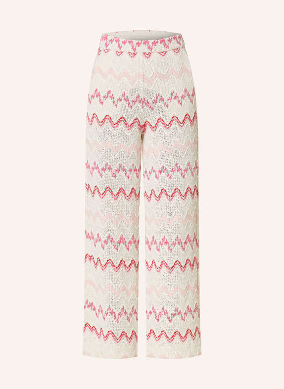 MAC Knit culottes PALAZZO CREAM/ PINK/ RED