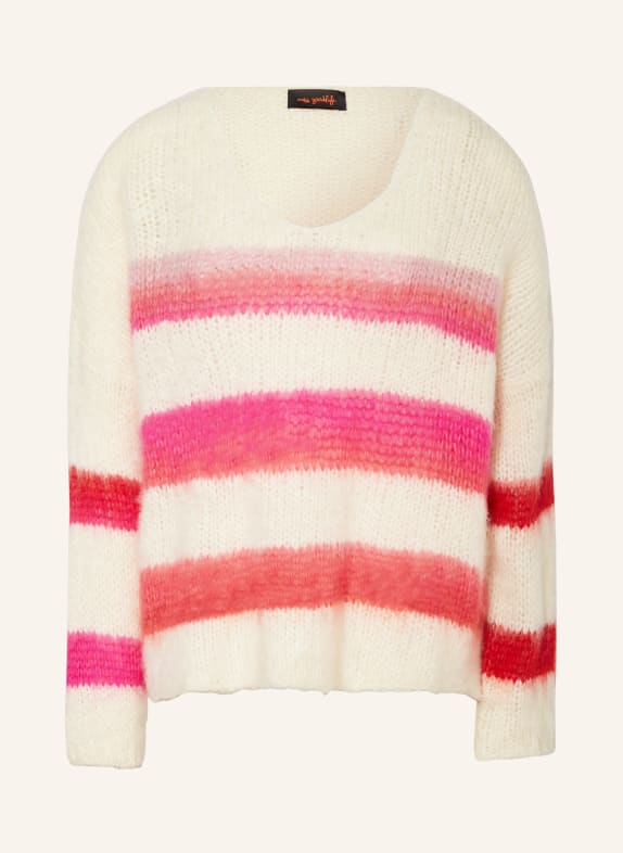miss goodlife Sweater with mohair CREAM/ ROSE/ LIGHT ORANGE