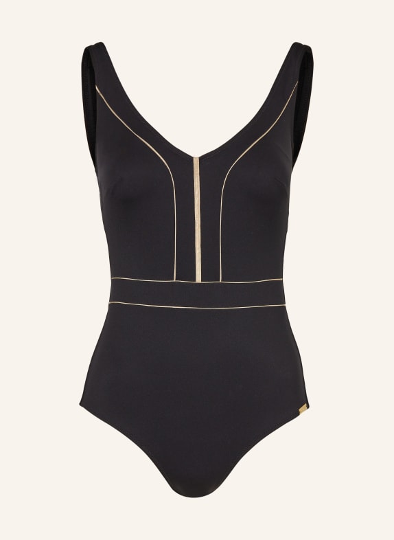 Charmline Shaping swimsuit BODY POWER BLACK/ GOLD