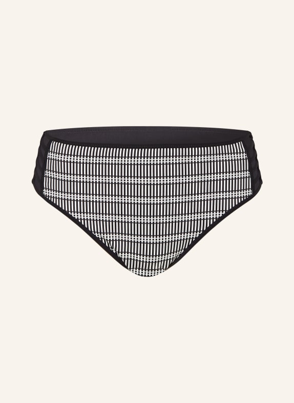 Lidea High-waist bikini bottoms MONOCHROME FLOW WHITE/ BLACK