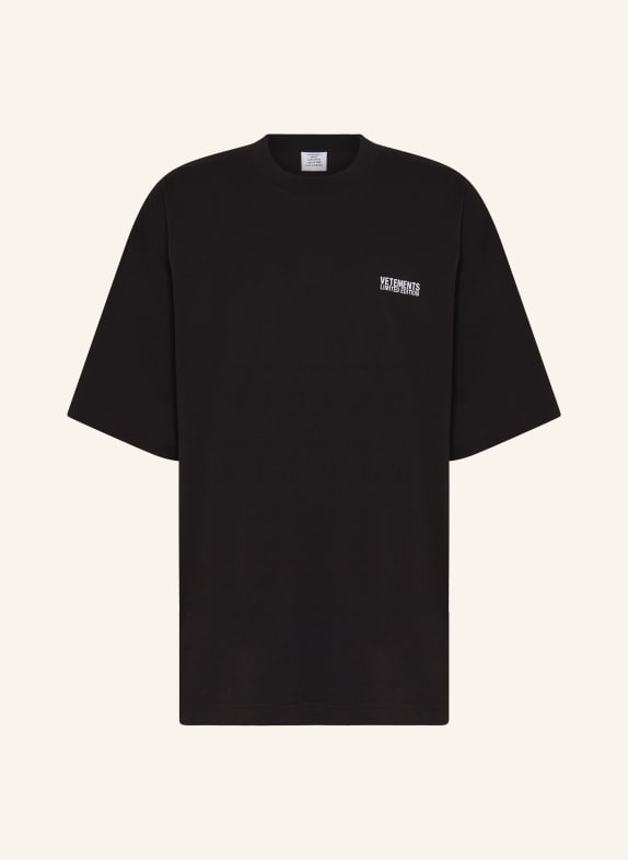 VETEMENTS T-shirt BLACK