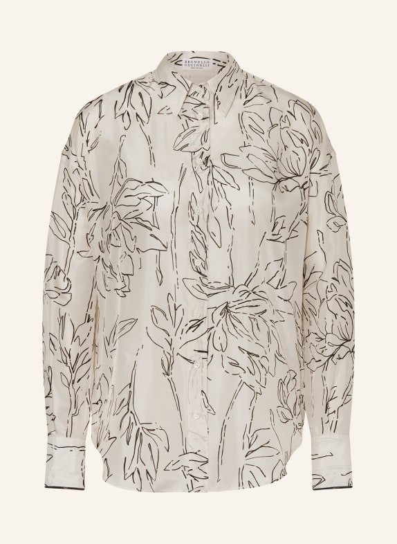 BRUNELLO CUCINELLI Shirt blouse in silk CREAM