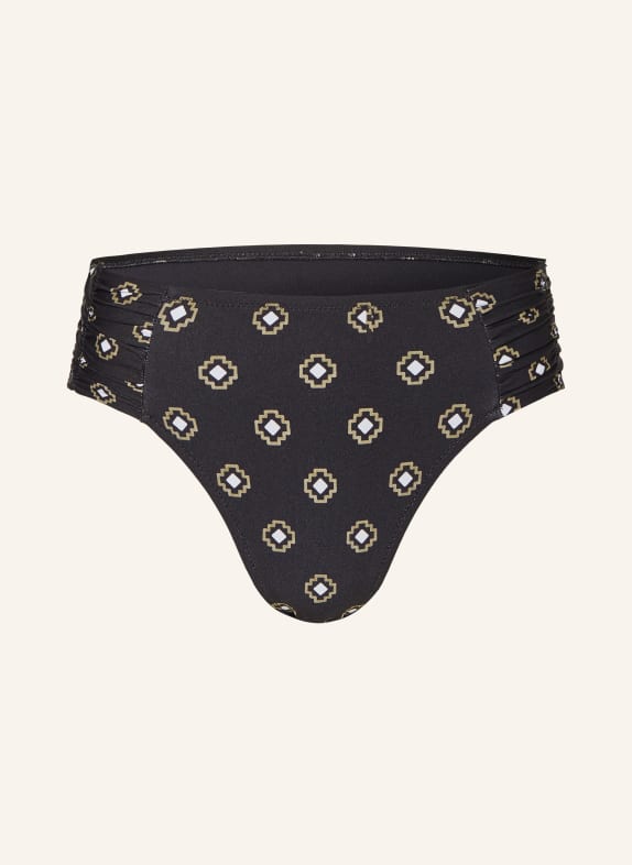 watercult Basic bikini bottoms TILES CRAFT BLACK/ WHITE/ OLIVE
