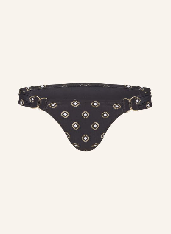 watercult Brazilian bikini bottoms TILES CRAFT BLACK/ WHITE/ OLIVE