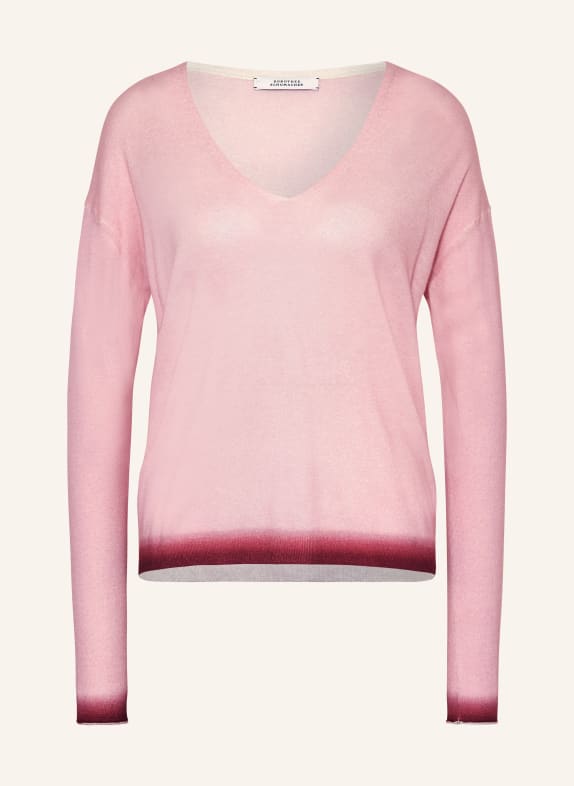 DOROTHEE SCHUMACHER Sweater DELICATE STATEMENTS SWEATERS with cashmere NEON PINK