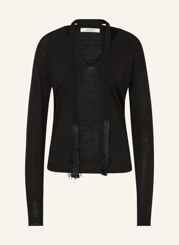 DOROTHEE SCHUMACHER Sweater REFINED ESSENTIALS PULLOVER BLACK