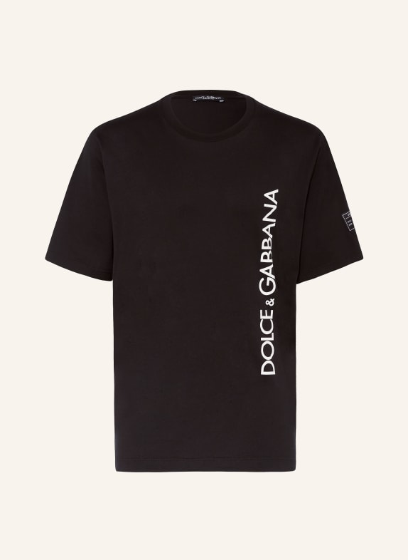 DOLCE & GABBANA T-Shirt SCHWARZ/ WEISS