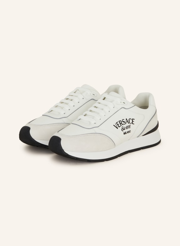 VERSACE Sneakers NEW RUNNER WHITE/ LIGHT GRAY