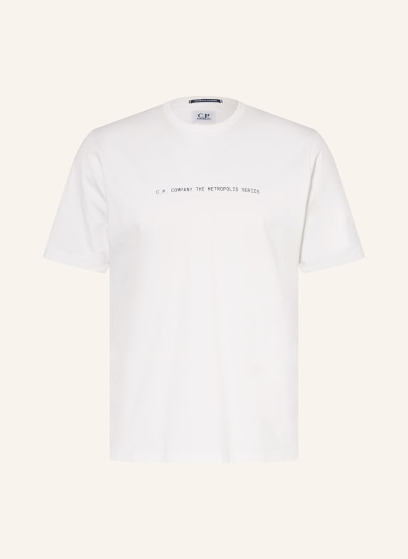 C.P. COMPANY T-Shirt WEISS/ GELB/ SCHWARZ