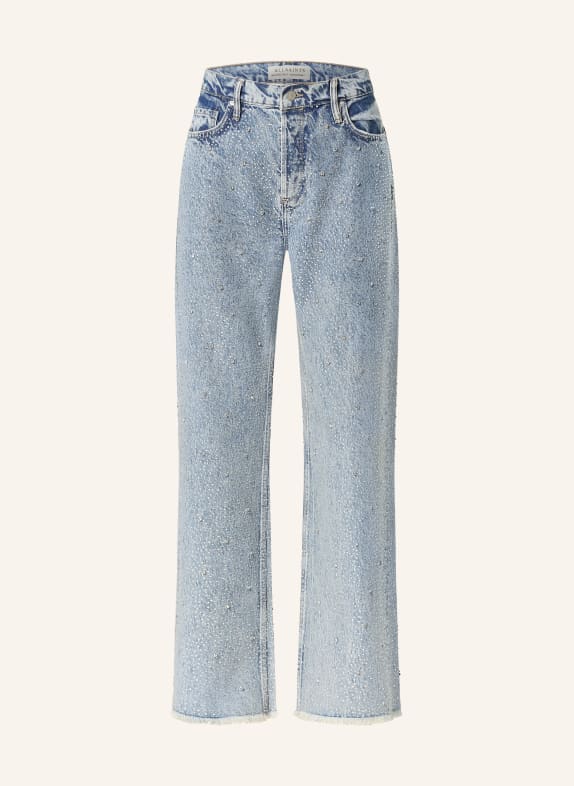 ALLSAINTS Jeans WENDEL mit Schmucksteinen 2160 Light Indigo