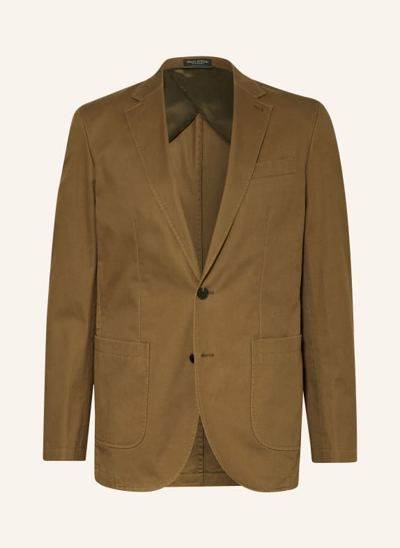 Marc O'Polo Tailored jacket shaped fit BROWN