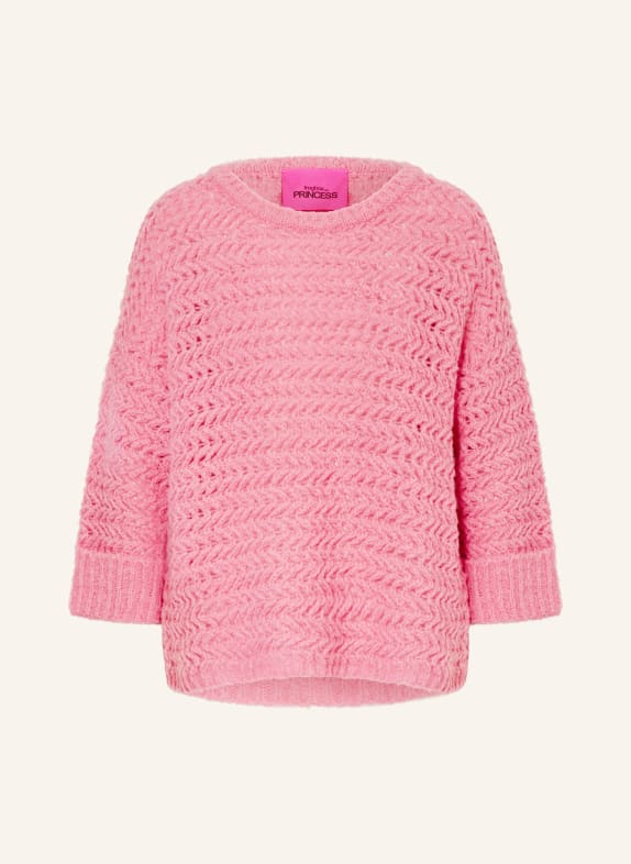 FrogBox Sweater with 3/4 sleeves PINK