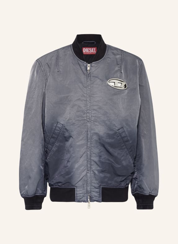 DIESEL Bomber jacket KEPES BLACK/ GRAY