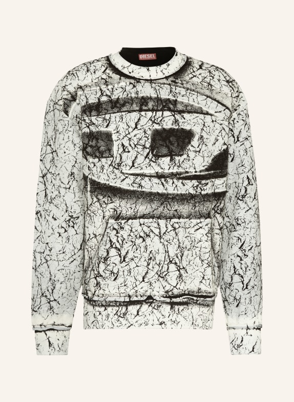 DIESEL Sweatshirt MACOVAL BLACK/ GRAY