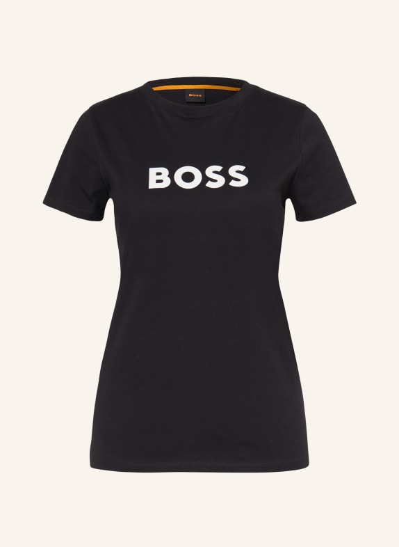 BOSS T-Shirt ELOGO SCHWARZ/ WEISS