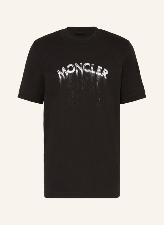 MONCLER T-shirt CZARNY