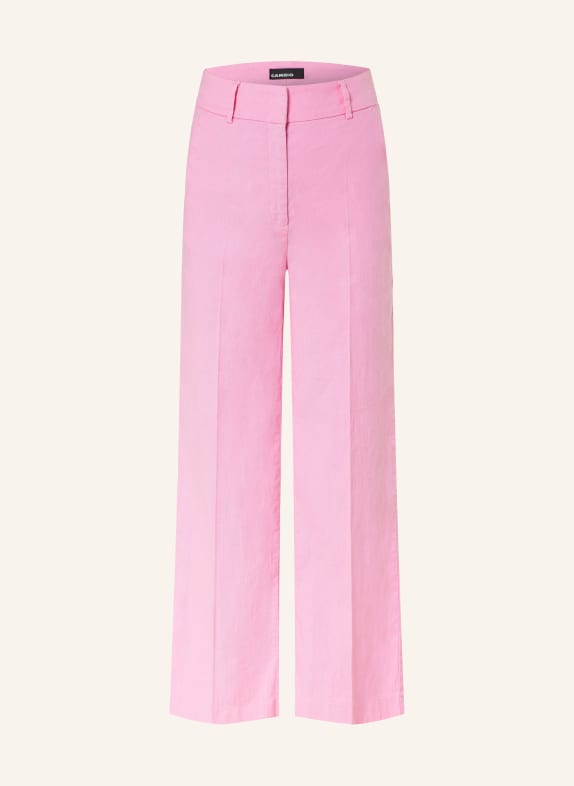 CAMBIO 7/8 chinos CALIFORNIA with linen PINK