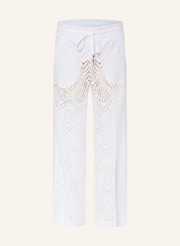CAMBIO Pants CLARA in jogger style WHITE