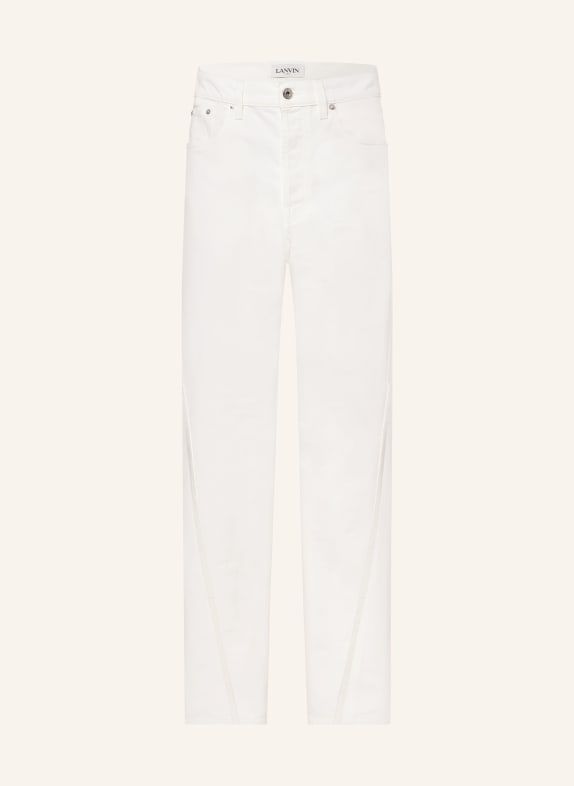 LANVIN Jeansy straight fit 01 optic white