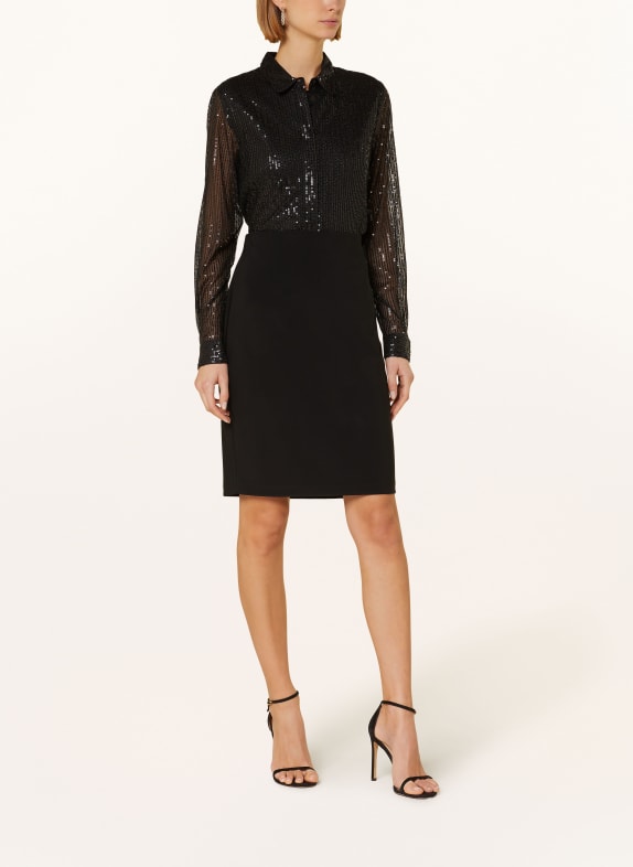 Joseph Ribkoff Jerseyrock SCHWARZ