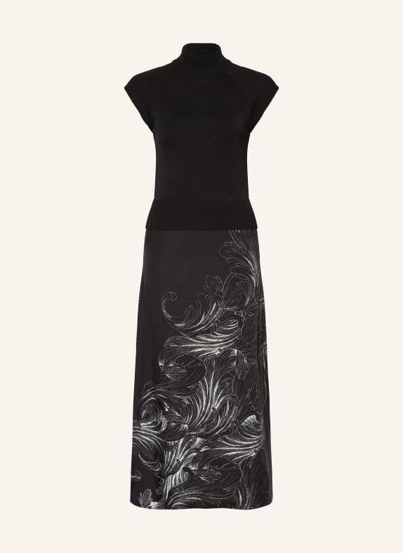 TED BAKER Dress HEWIET in mixed materials BLACK/ WHITE